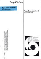 Bang & Olufsen - Beocord_3500_C-Service-Manual